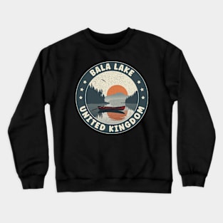 Bala Lake United Kingdom Sunset Crewneck Sweatshirt